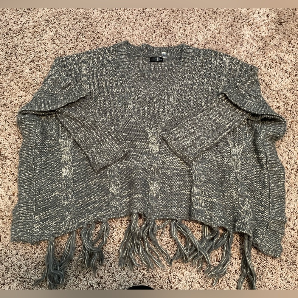 Love Taken Fringe Detail Sweater